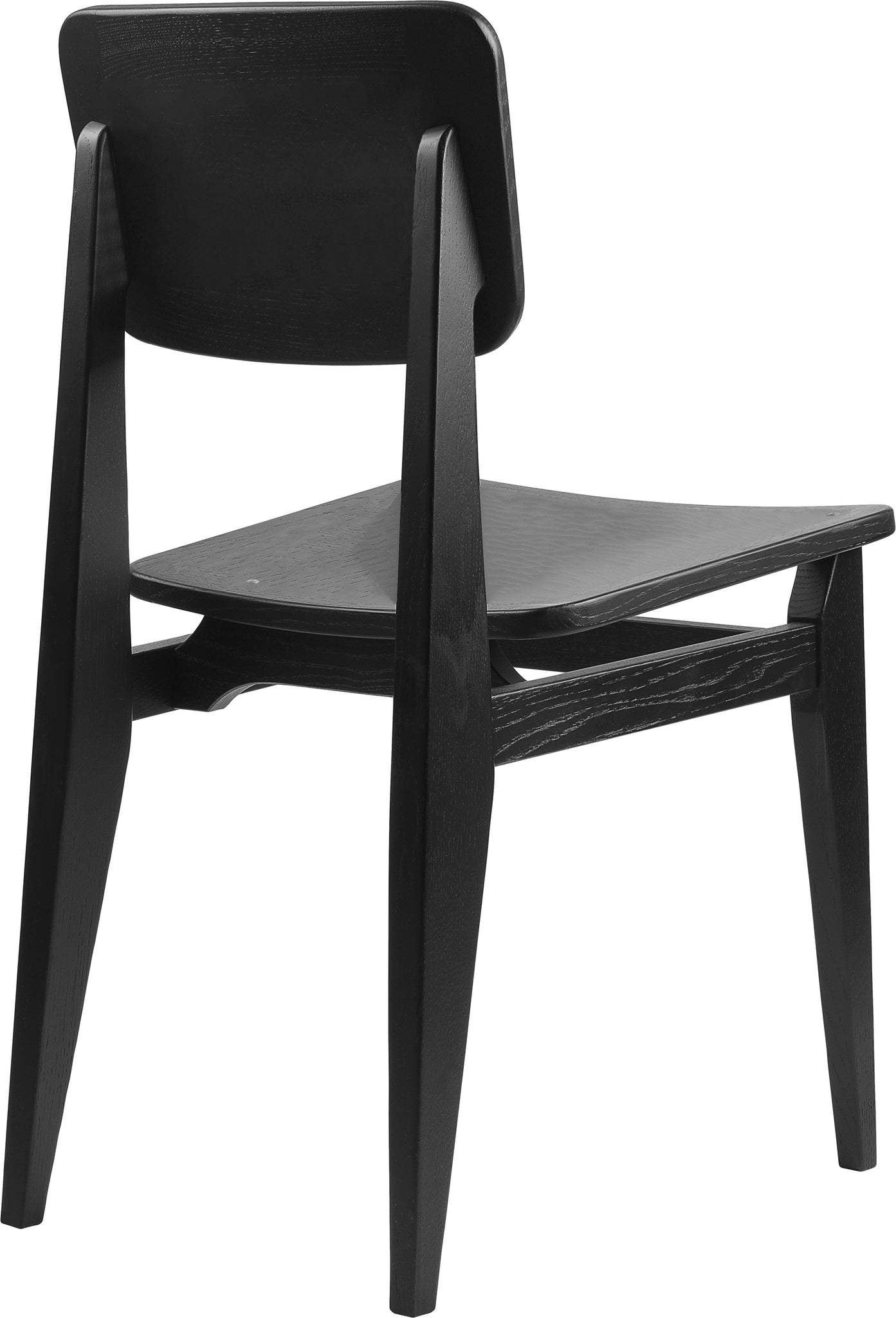 GUBI - C-Chair Dining Chair - Un-Upholstered, Veneer