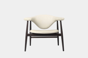 GUBI - Masculo Lounge Chair - Wood Base, Fully Upholstered