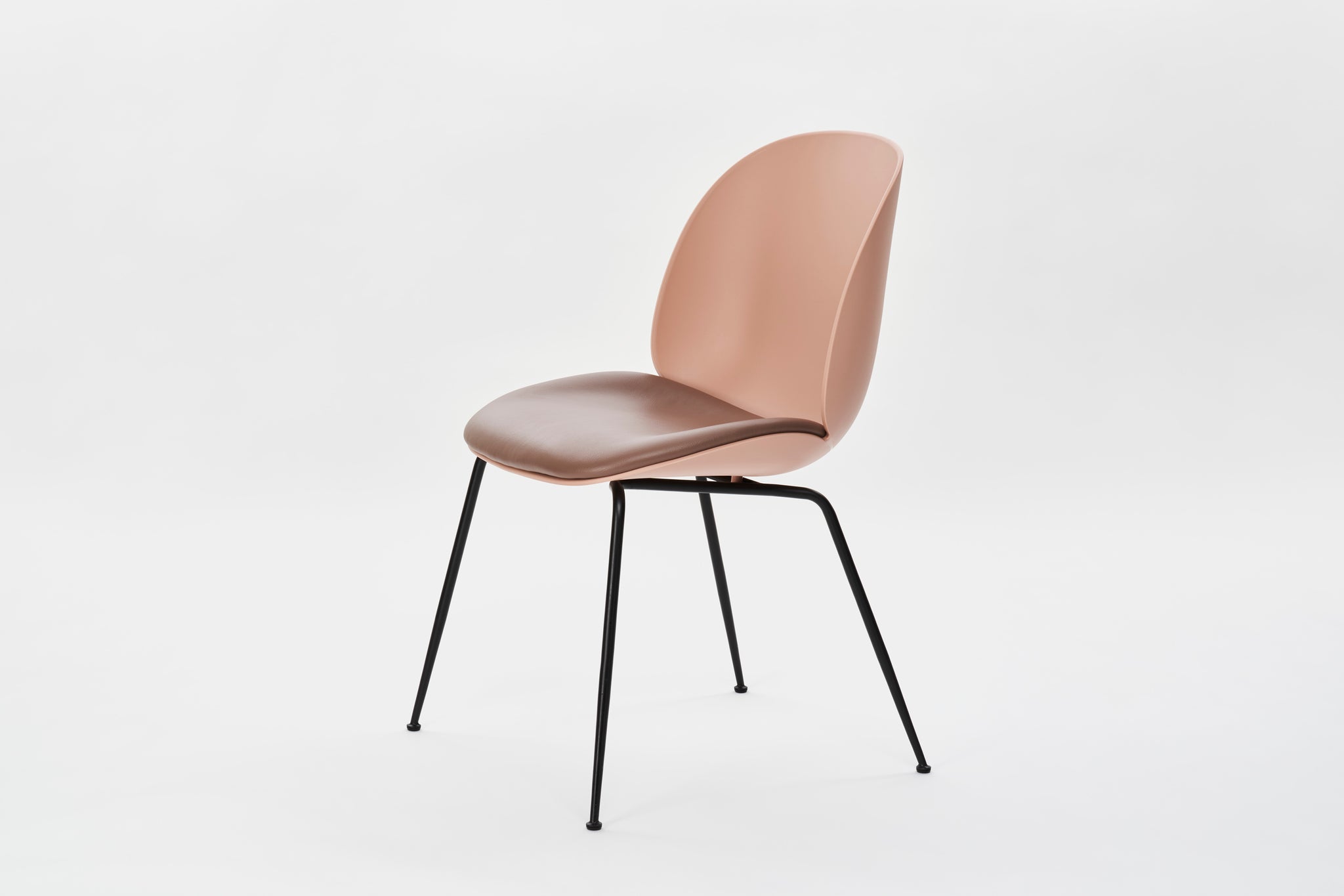 Beetle Chair - seat upholstered, conic base (short leg)