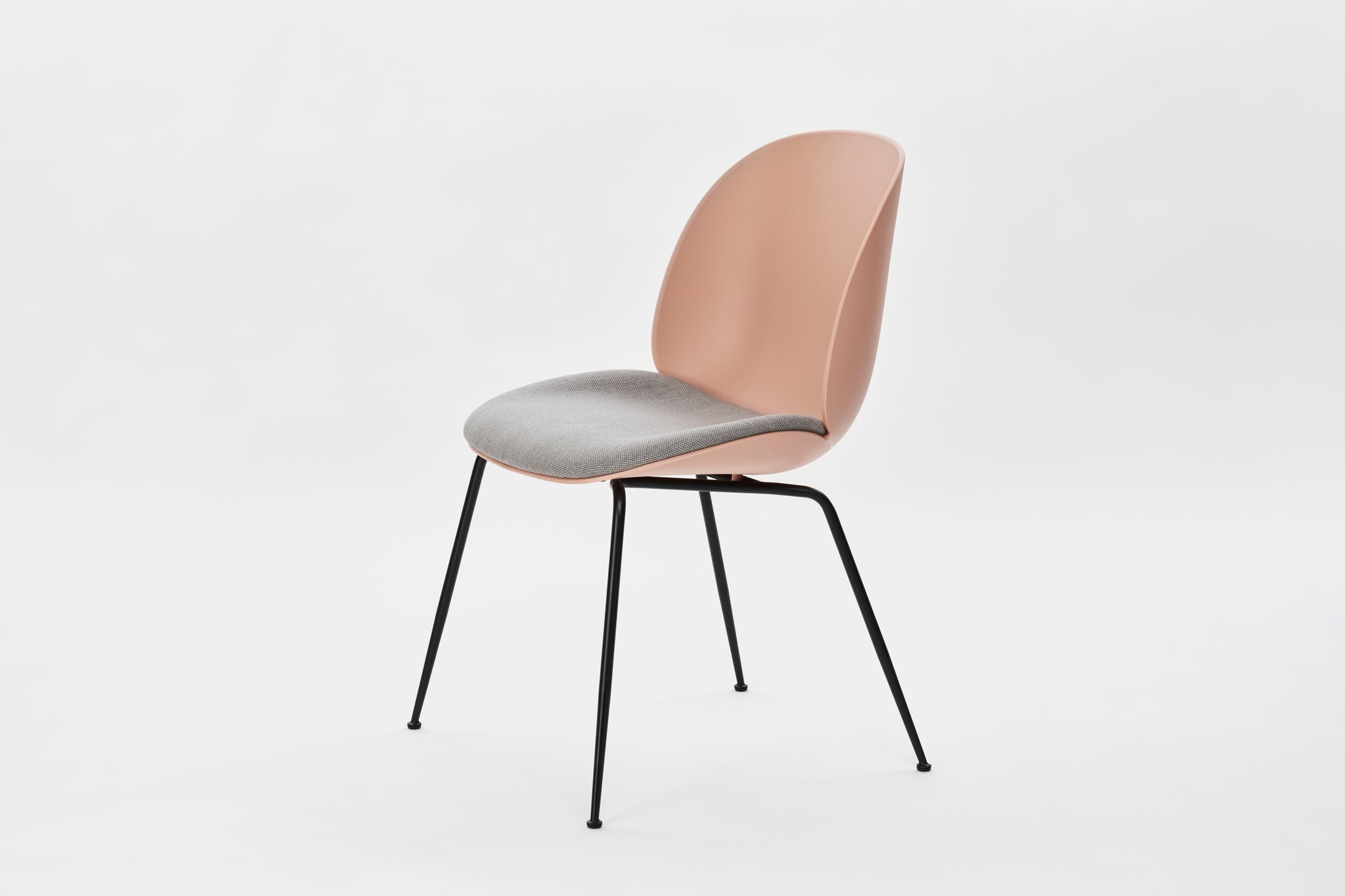 Beetle Chair - seat upholstered, conic base (short leg)