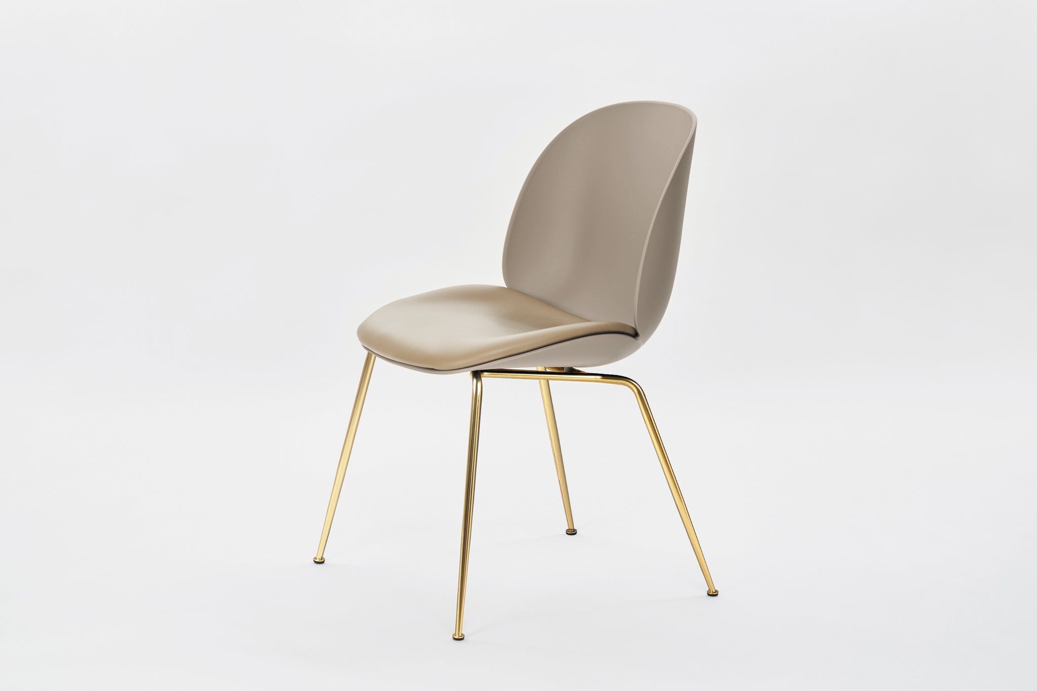 Beetle Chair - seat upholstered, conic base (short leg)